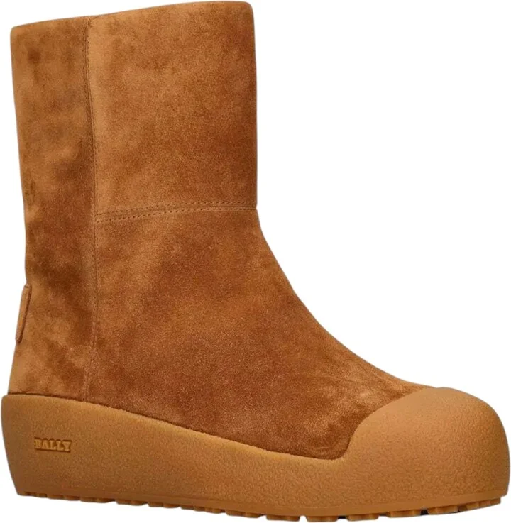 GSTAAD 6302963 Women's Camel Suede Leather Shirling Lined Boots