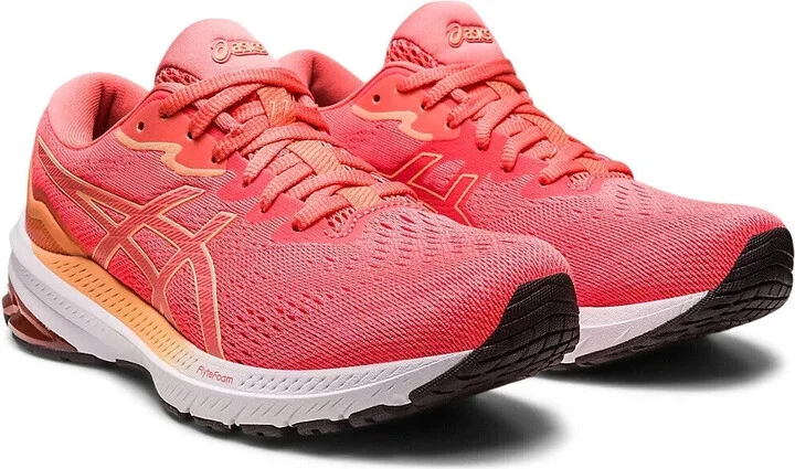 GT-1000 11 1012B197-700 Women's US 9 Blazing Coral Running Shoes RHS4016