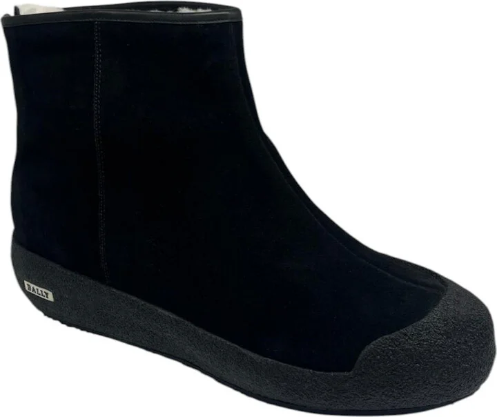 Guard II 6185326 Men's Black Calf Leather Suede Boots
