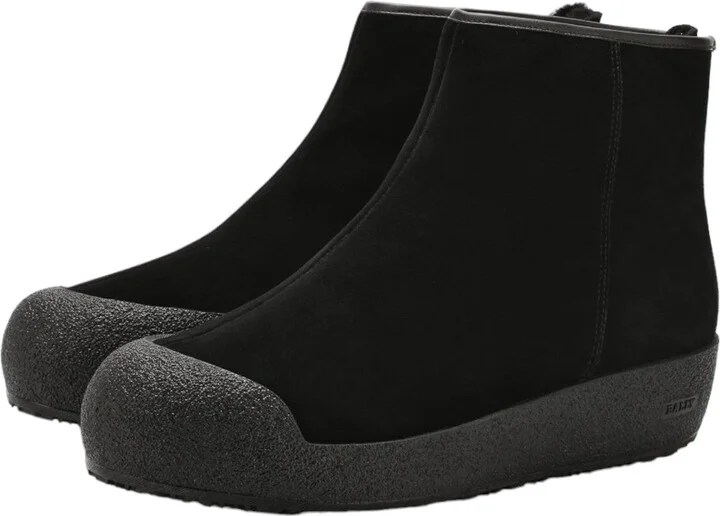 Guard II 6228420 Men's Black Calf Leather Suede Boots