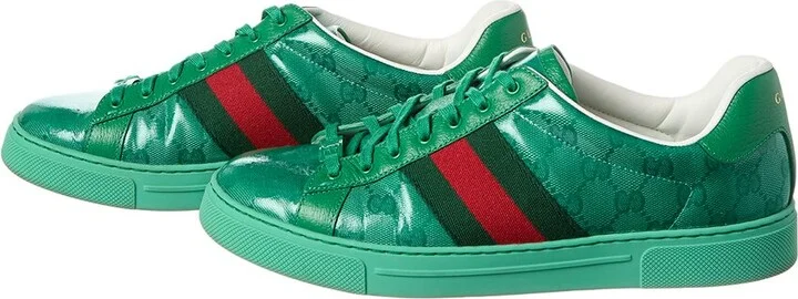 Gucci Ace Gg Crystal Canvas Sneaker (Authentic Pre-Loved) - Image 2