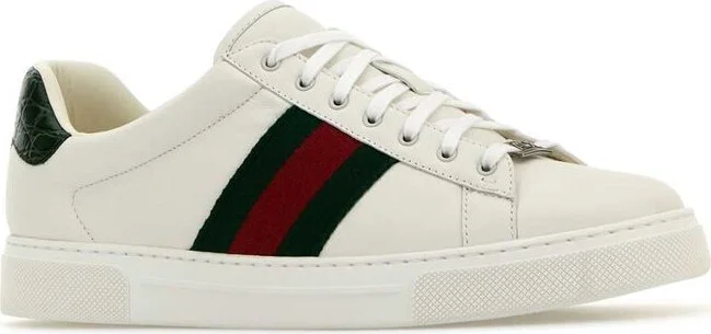 Gucci Ace Leather Low-Top Sneakers - Image 2