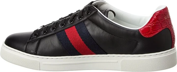 Gucci Ace Leather Sneaker - Image 2