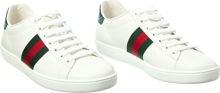 Gucci Ace Leather Sneaker (Authentic Pre-Loved)