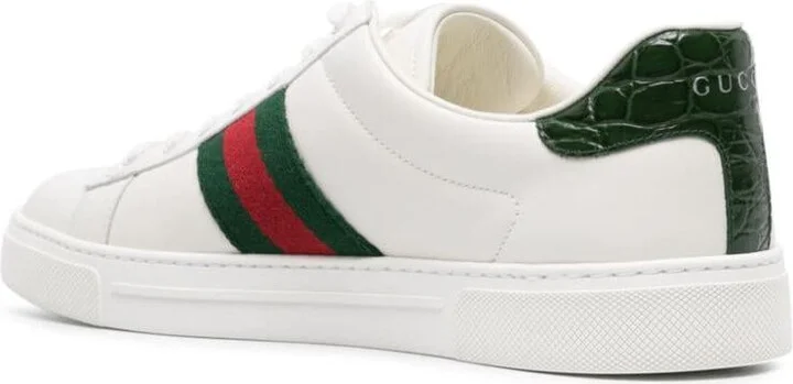 Gucci Ace Leather Sneakers - Image 4