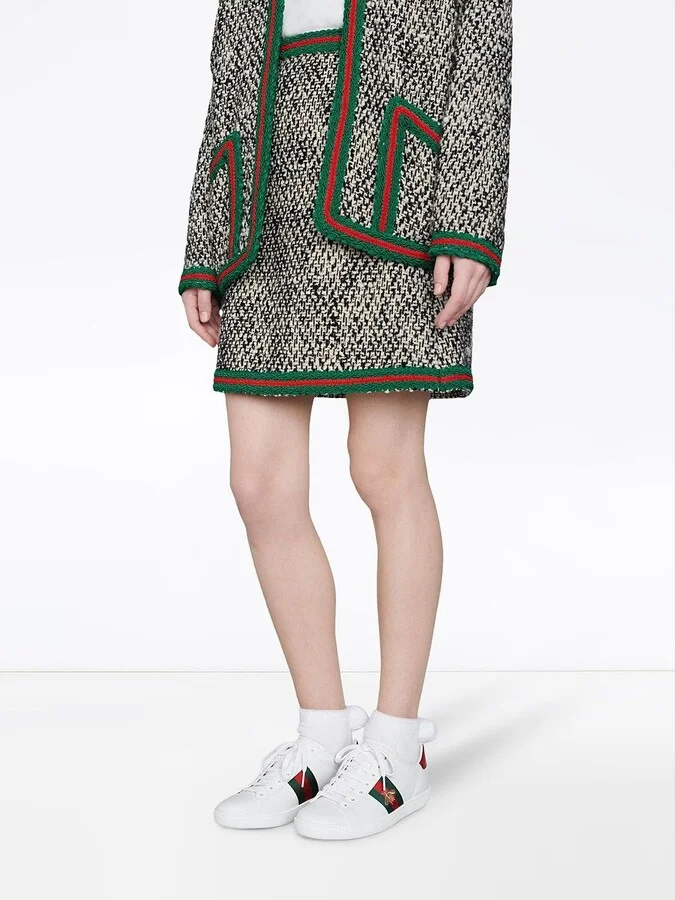 Gucci Ace Leather Sneakers - Image 3