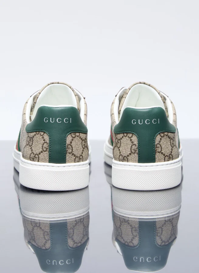 Gucci Ace Sneakers - Woman Sneakers Beige Eu - 40 - Image 5
