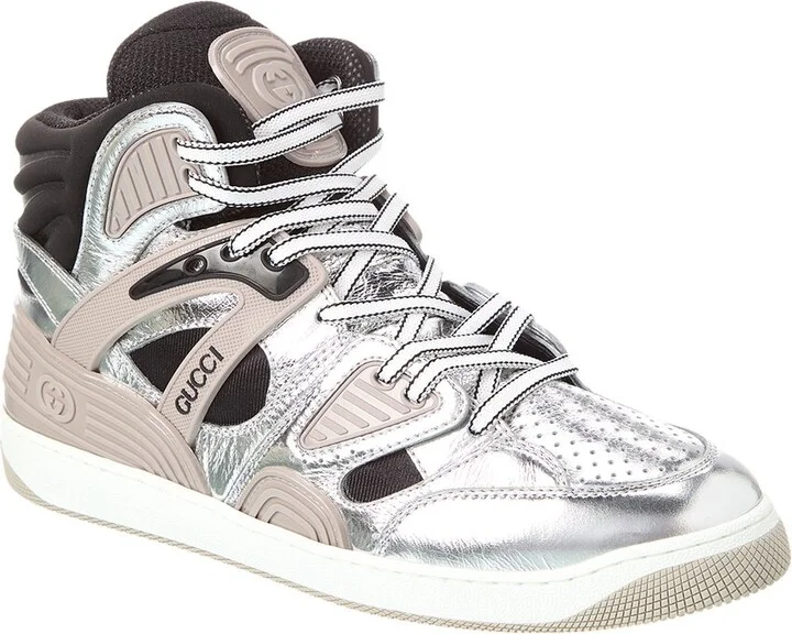 Gucci Basket High Leather Sneaker