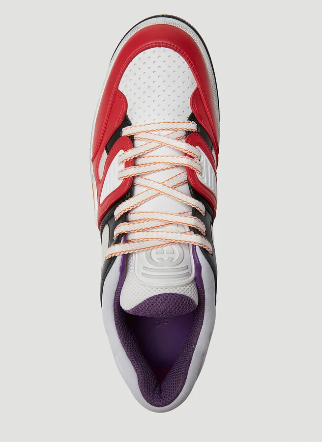 Gucci Basket Low Sneakers - Woman Sneakers Red Eu - 38 - Image 8