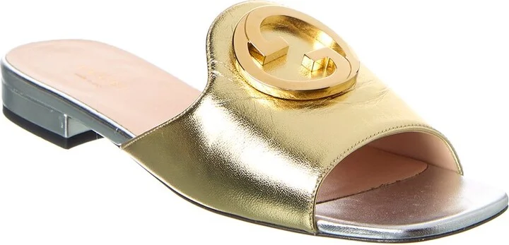 Gucci Blondie Leather Sandal