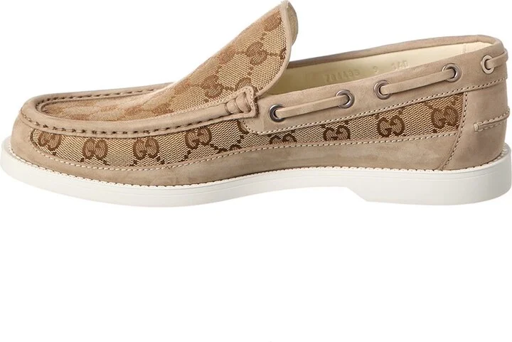 Gucci Canvas Moccasin - Image 2