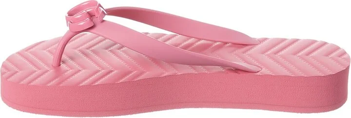 Gucci Chevron Platform Sandal - Image 2
