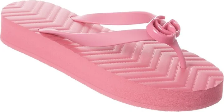 Gucci Chevron Platform Sandal