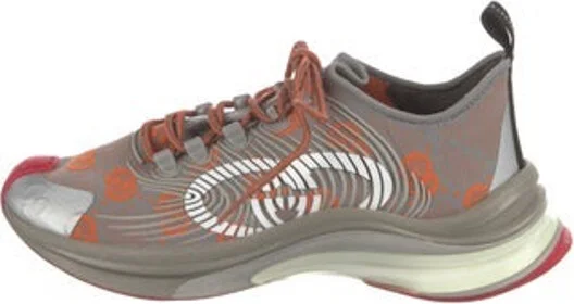 Grey, Orange, Pattern Prints