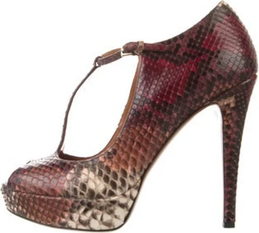 Animal Print, Burgundy