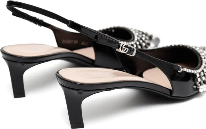 Gucci Crystal Embellished Pumps - Image 2
