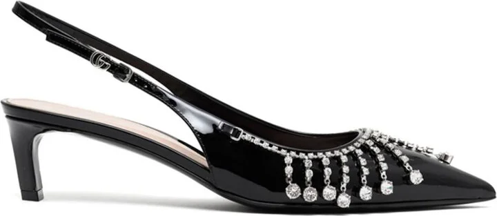 Gucci Crystal Embellished Pumps