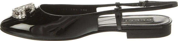 Gucci Double G Patent Slingback Ballerina Flat - Image 2
