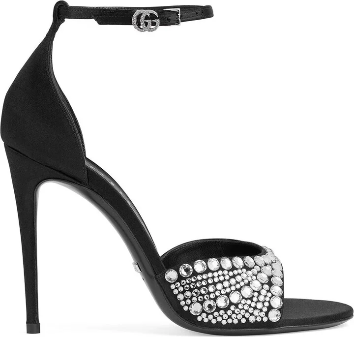 Gucci Double G Satin Sandal