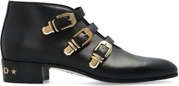 Gucci Embellished Ankle Boots