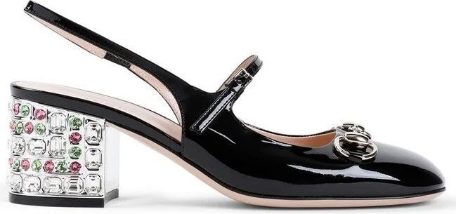 Gucci Embellished Horsebit Pumps