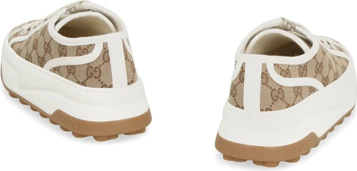 Gucci Fabric Low-Top Sneakers - Image 4