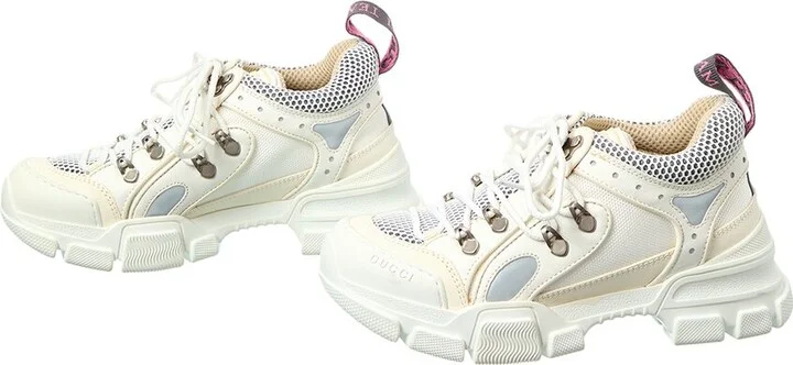 Gucci Flashtrek Leather & Mesh Sneaker (Authentic Pre-Loved) - Image 2