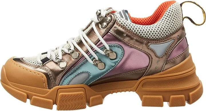 Gucci Flashtrek Leather Sneaker - Image 2