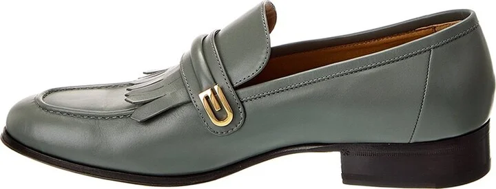 Gucci Fringe Leather Loafer - Image 2
