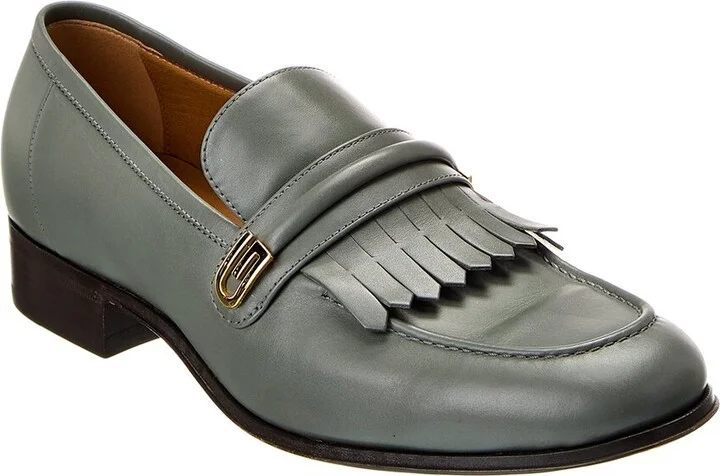 Gucci Fringe Leather Loafer