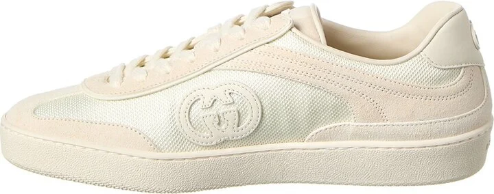 Gucci G75 Canvas & Suede Sneaker - Image 2