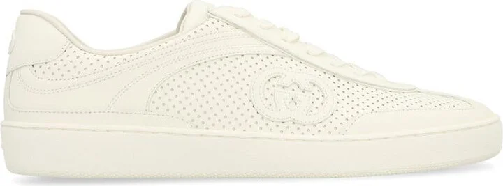 Gucci G75 Leather Low-Top Sneakers
