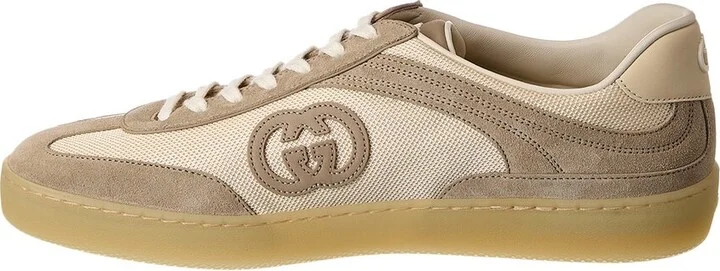 Gucci G75 Suede & Mesh Sneaker - Image 2