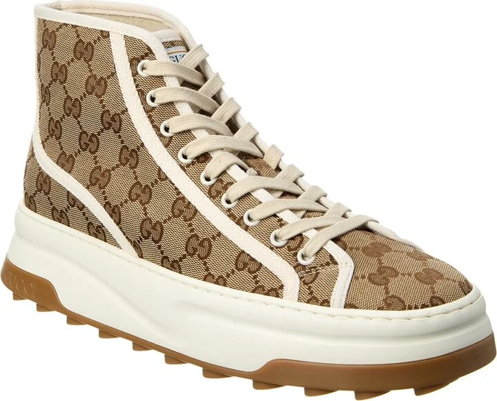 Gucci Gg Canvas High-Top Sneaker