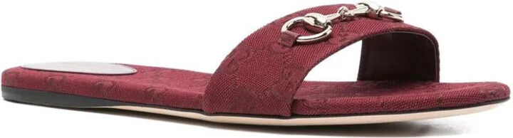 Gucci Gg Canvas Sandals - Image 3