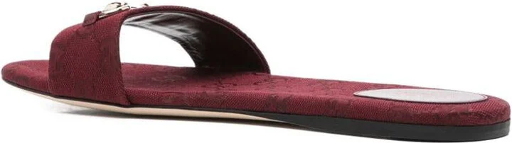 Gucci Gg Canvas Sandals - Image 4