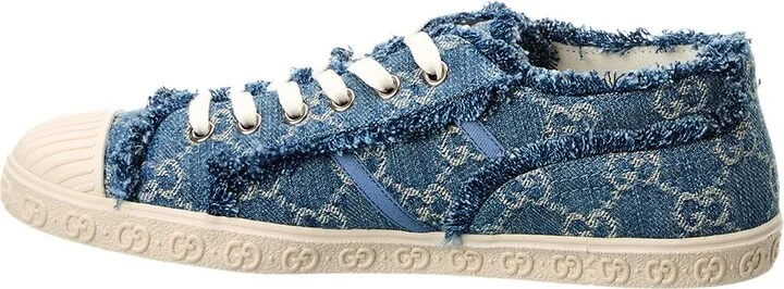 Gucci Gg Denim Sneaker - Image 2