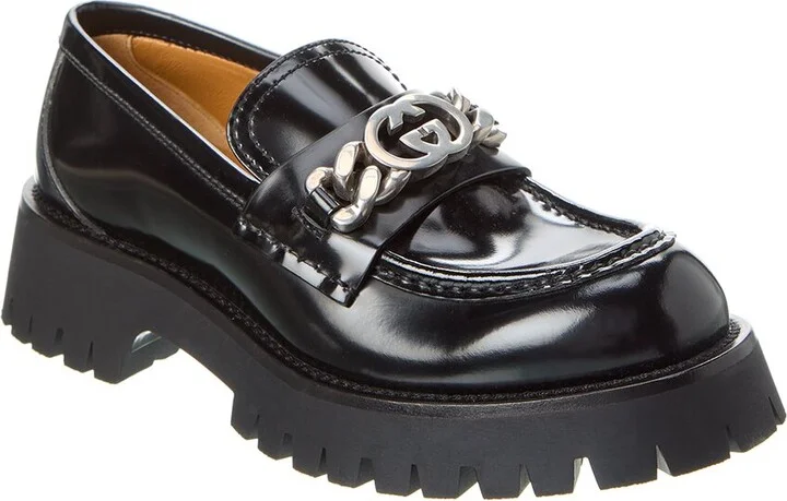 Gucci Gg Leather Loafer