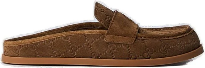 Gucci GG Monogram Slip-On Mules