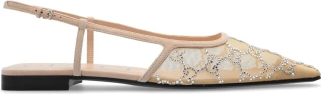 Gucci GG Slingback Ballet Flats