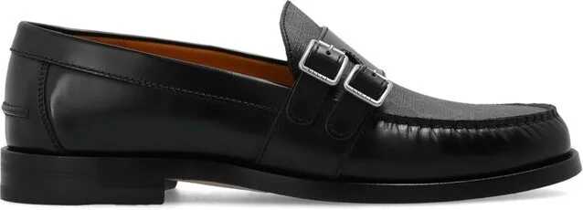 Gucci GG Supreme Buckle Loafers