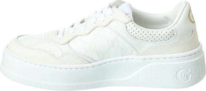 Gucci Gg Supreme Canvas & Leather Sneaker - Image 2