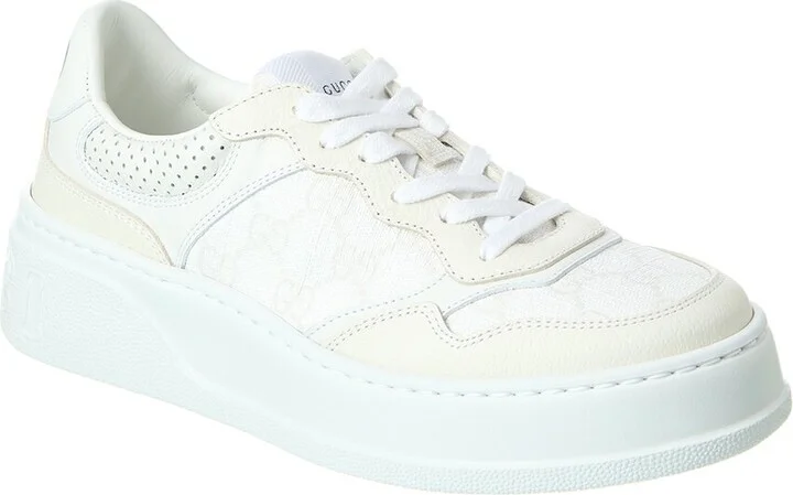 Gucci Gg Supreme Canvas & Leather Sneaker