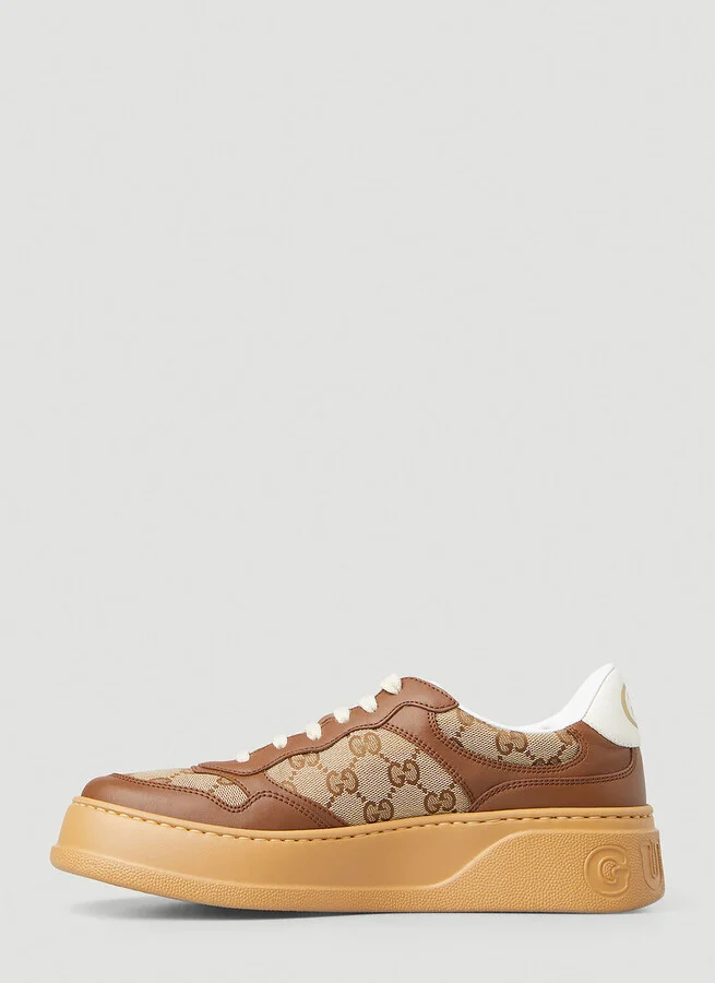 Gucci Gg Supreme Sneakers - Woman Sneakers Brown Eu - 40 - Image 3