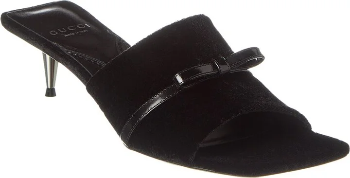 Gucci Gg Velvet Sandal
