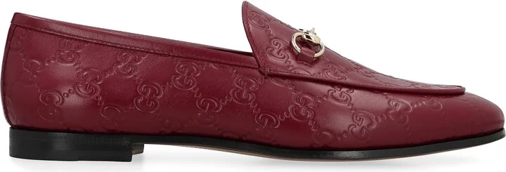 Gucci Gucci Jordaan Leather Loafers - Image 2