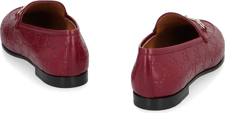 Gucci Gucci Jordaan Leather Loafers - Image 4