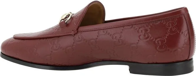 Gucci Gucci Jordaan Leather Loafers - Image 3