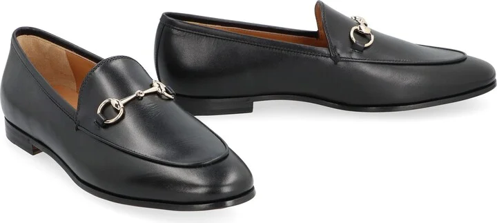 Gucci Gucci Jordaan Leather Loafers - Image 3