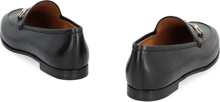 Gucci Gucci Jordaan Leather Loafers - Image 4